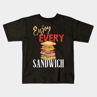 Enjoy Every Sandwich Kids T-Shirt